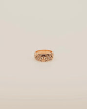 Engraved Diamond Band
