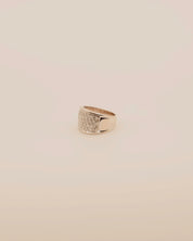 Diamond Wide Band Ring
