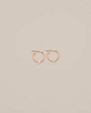 Small Heart Hoop Earrings