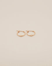 Small Heart Hoop Earrings
