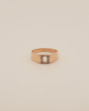 Cut Out Signet Pinky Ring