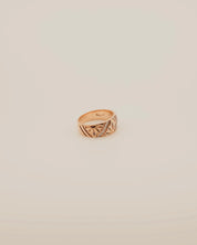 Engraved Diamond Band