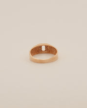Cut Out Signet Pinky Ring